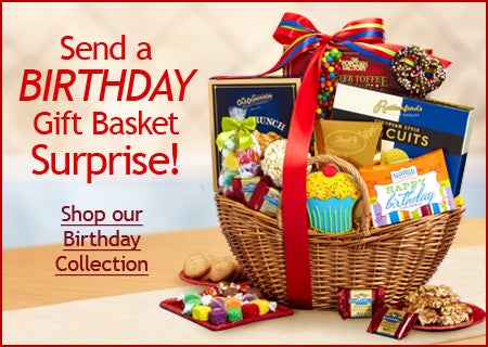 Send a Birthday Gift Basket Surprise!