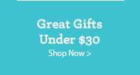 Great Gifts Under $30 Shop Now >