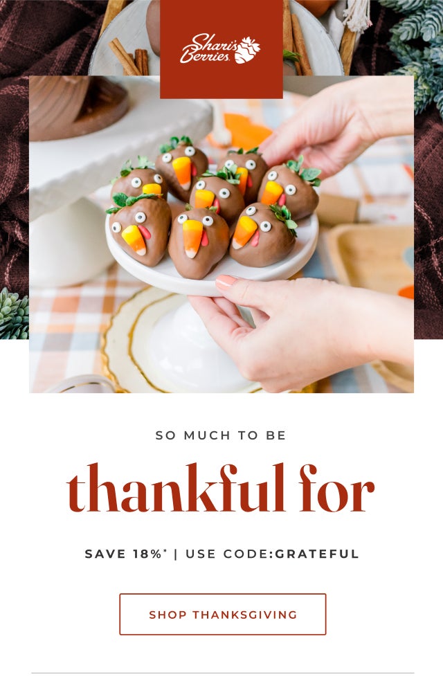 SO MUCH TO BE THANKFUL FOR - SHOP THANKSGIVING