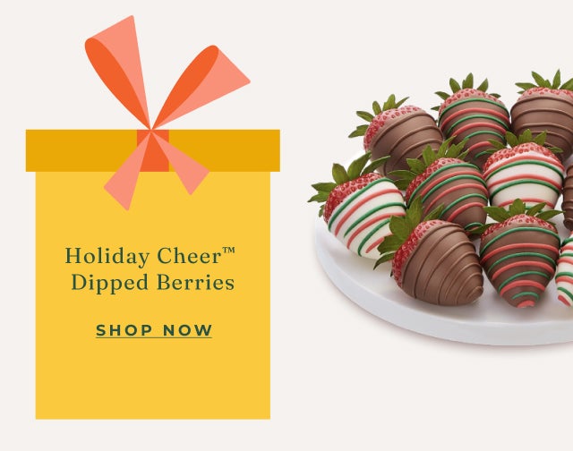 HOLIDAY CHEER DIPPED BERRIES