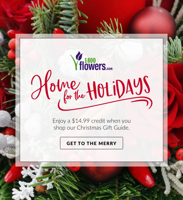 Home for the Holidays Gift Guide - Shop Flowers & Gifts
