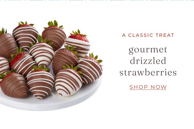 SHOP GOURMET DRIZZLED STRAWBERRIES