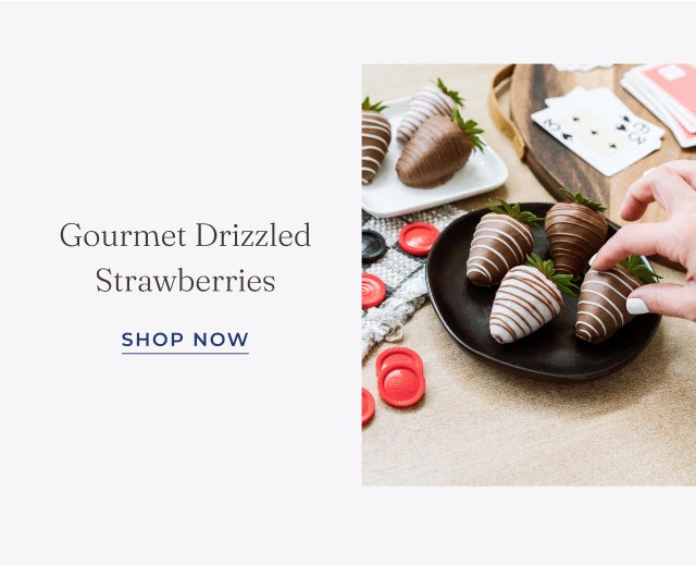 SHOP GOURMET DRIZZLED STRAWBERRIES