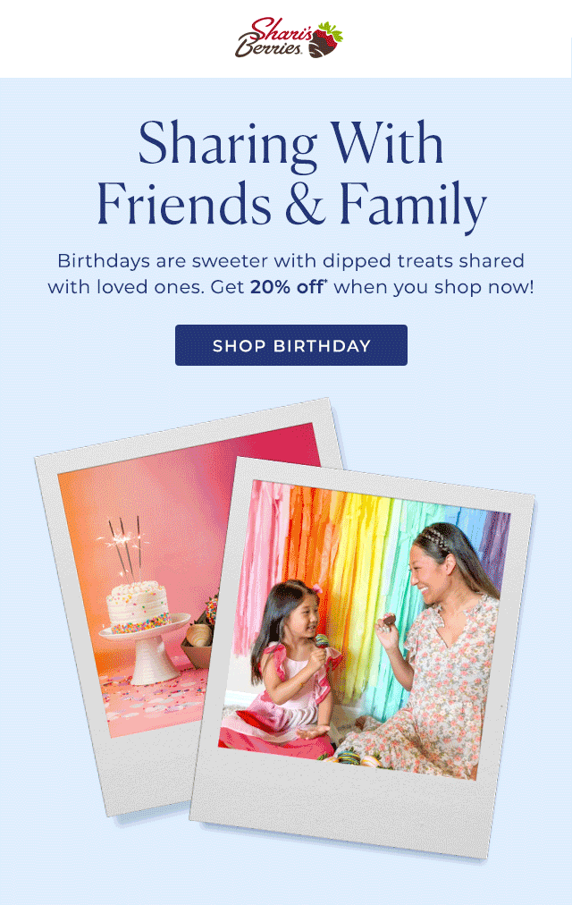 SAVE 20% 0FF FOR FRIENDS AND FAMILY