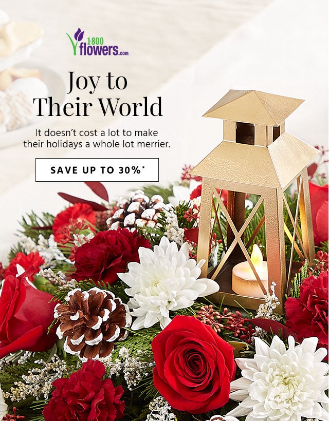 Home for the Holidays Gift Guide - Shop Flowers & Gifts
