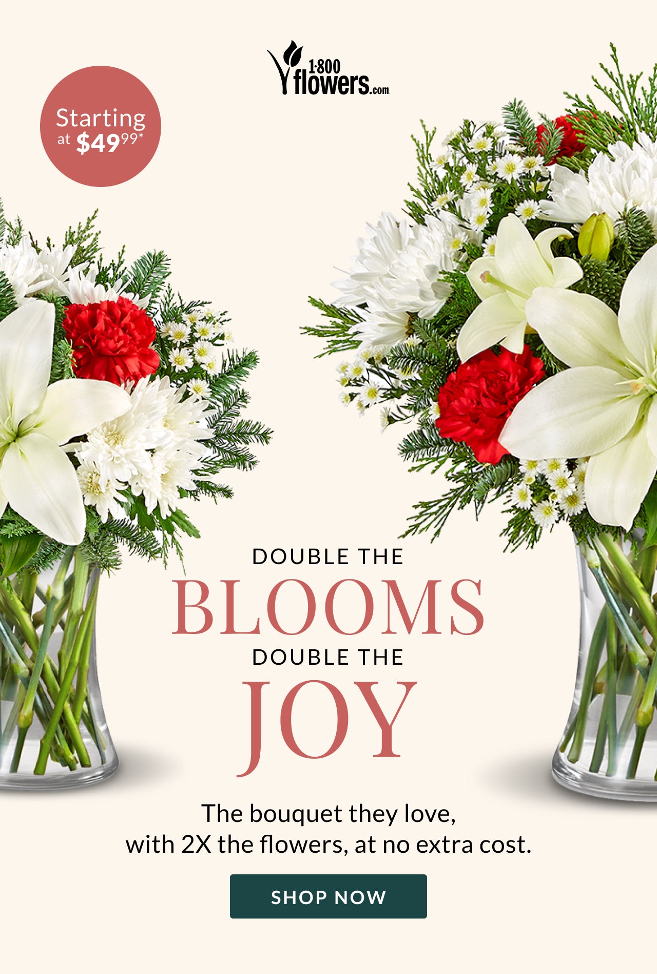 Double The Blooms Double The Joy