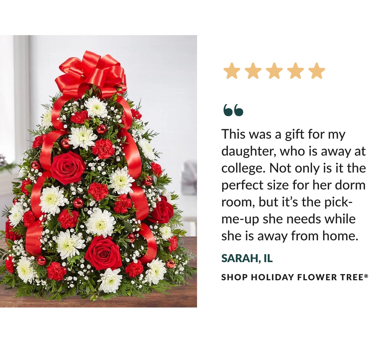 SHOP HOLIDAY FLOWER TREE