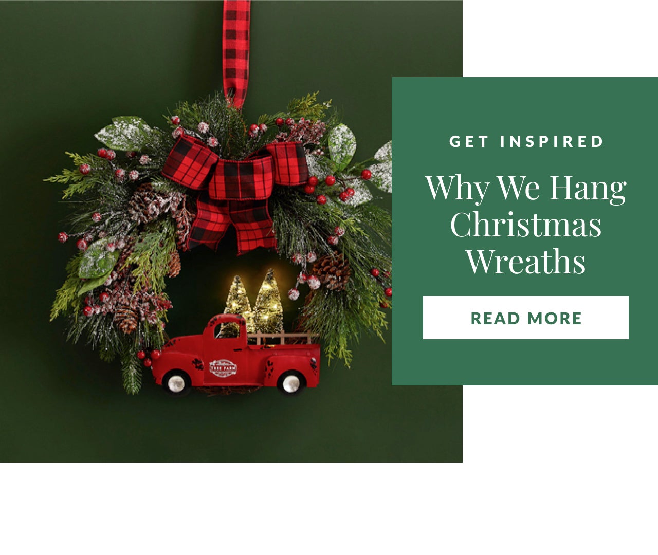 Why We Hang Christmas Wreaths