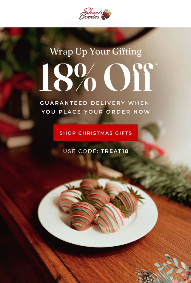 18% Off Shop Christmas Gifts