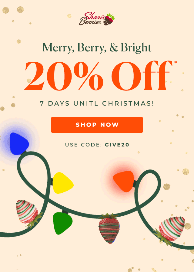 20% Off Use Code GIVE20