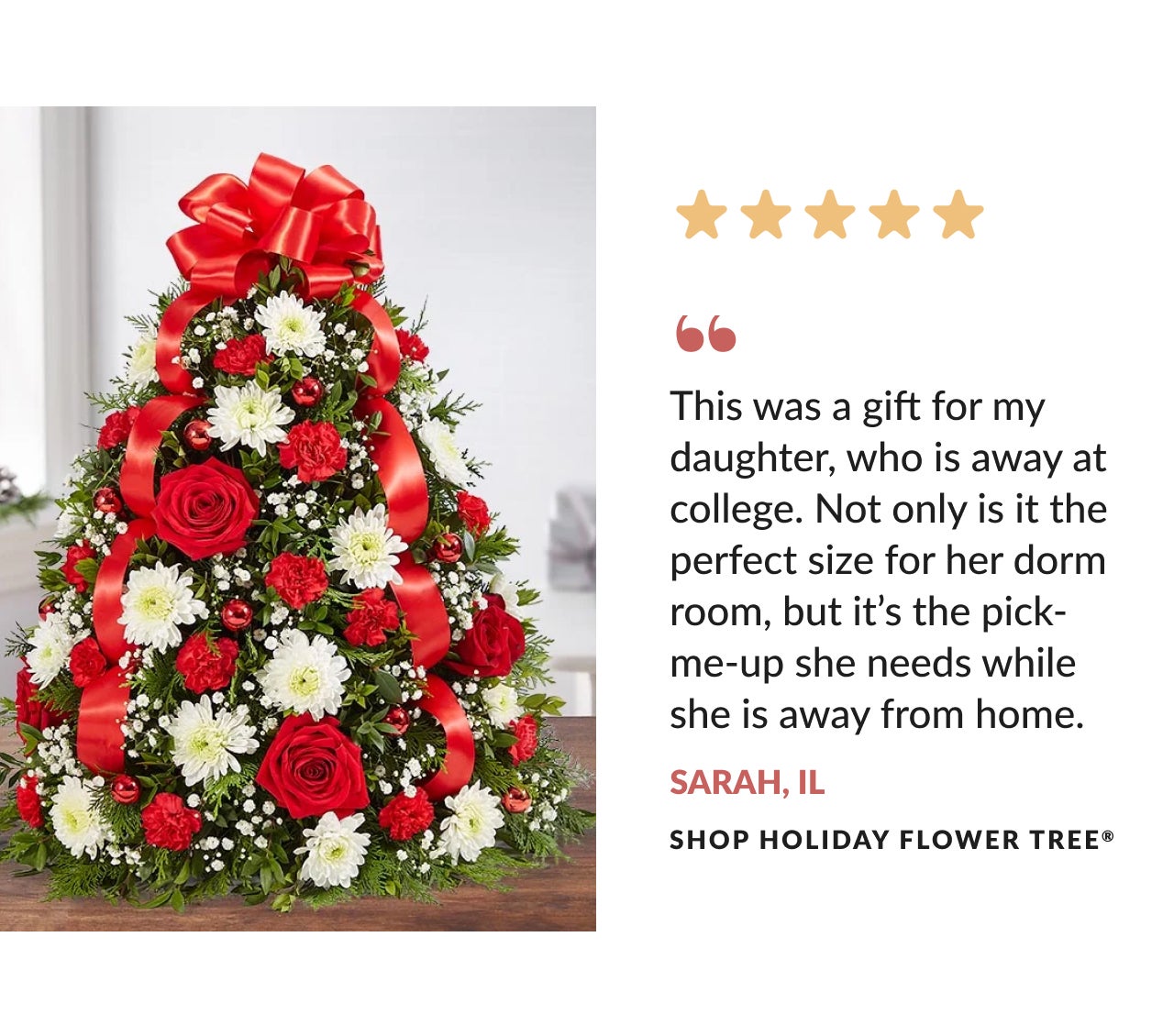 SHOP HOLIDAY FLOWER TREE