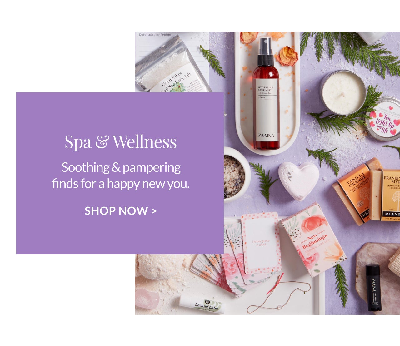 SPA AND WELLNESS SHOP NOW