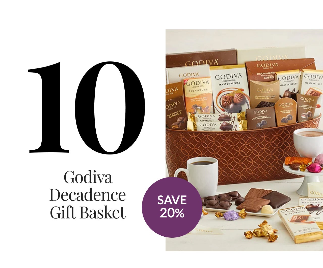 GODIVA DECADENCE GIFT BASKET