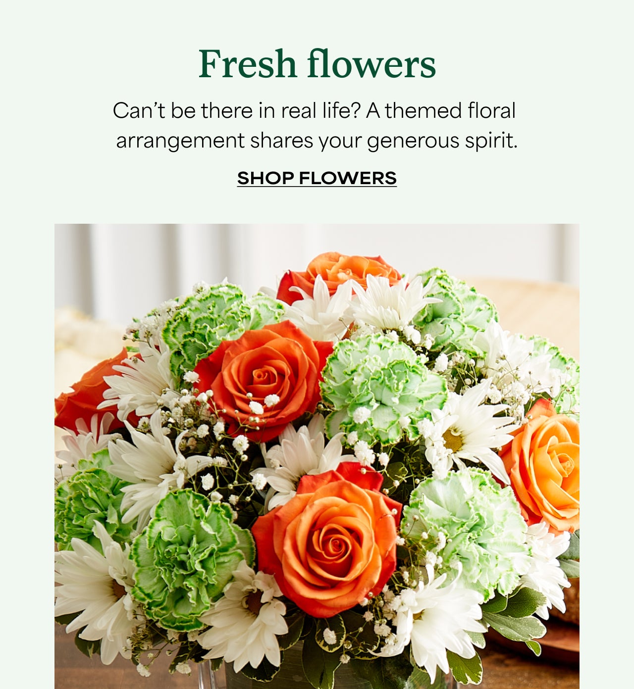 SHOP FRESH FLOWERS