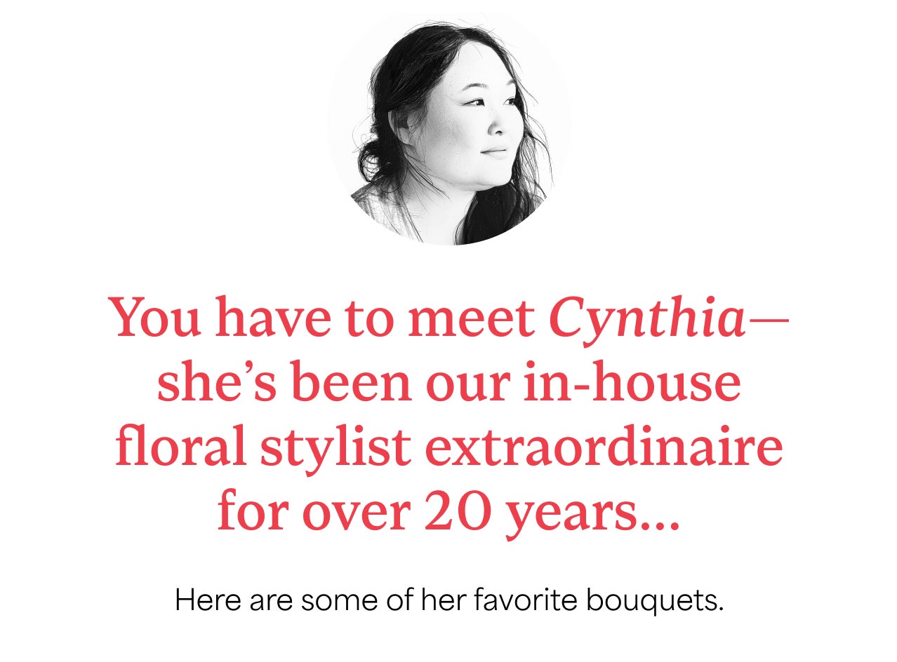 Cynthia's favorite bouquets