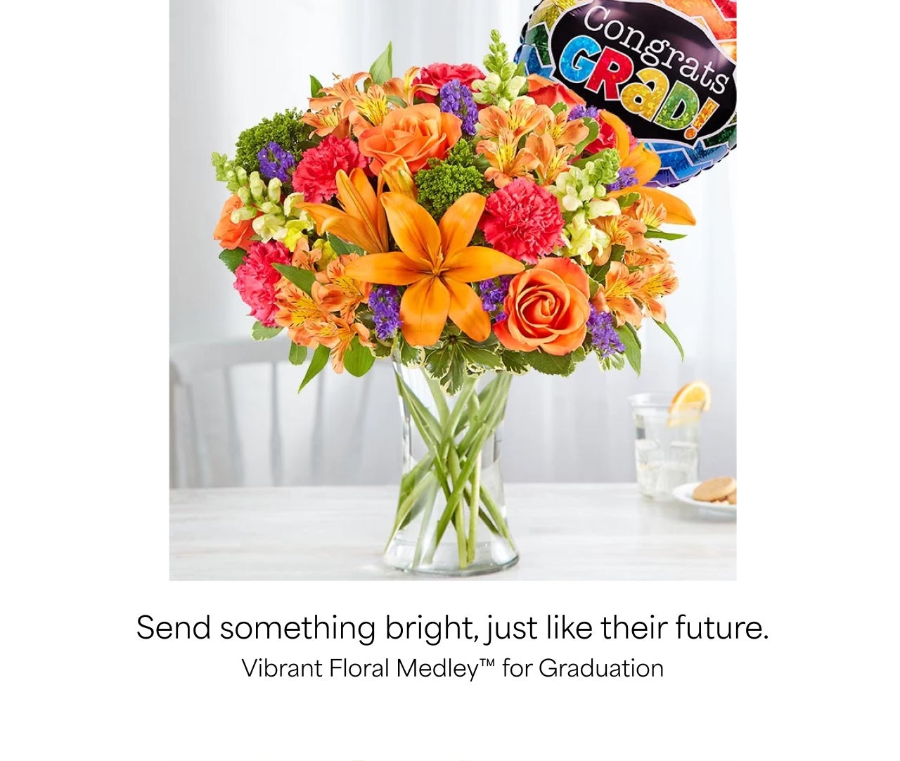 VIBRANT FLORAL MEDLEY FOR GRADUATION