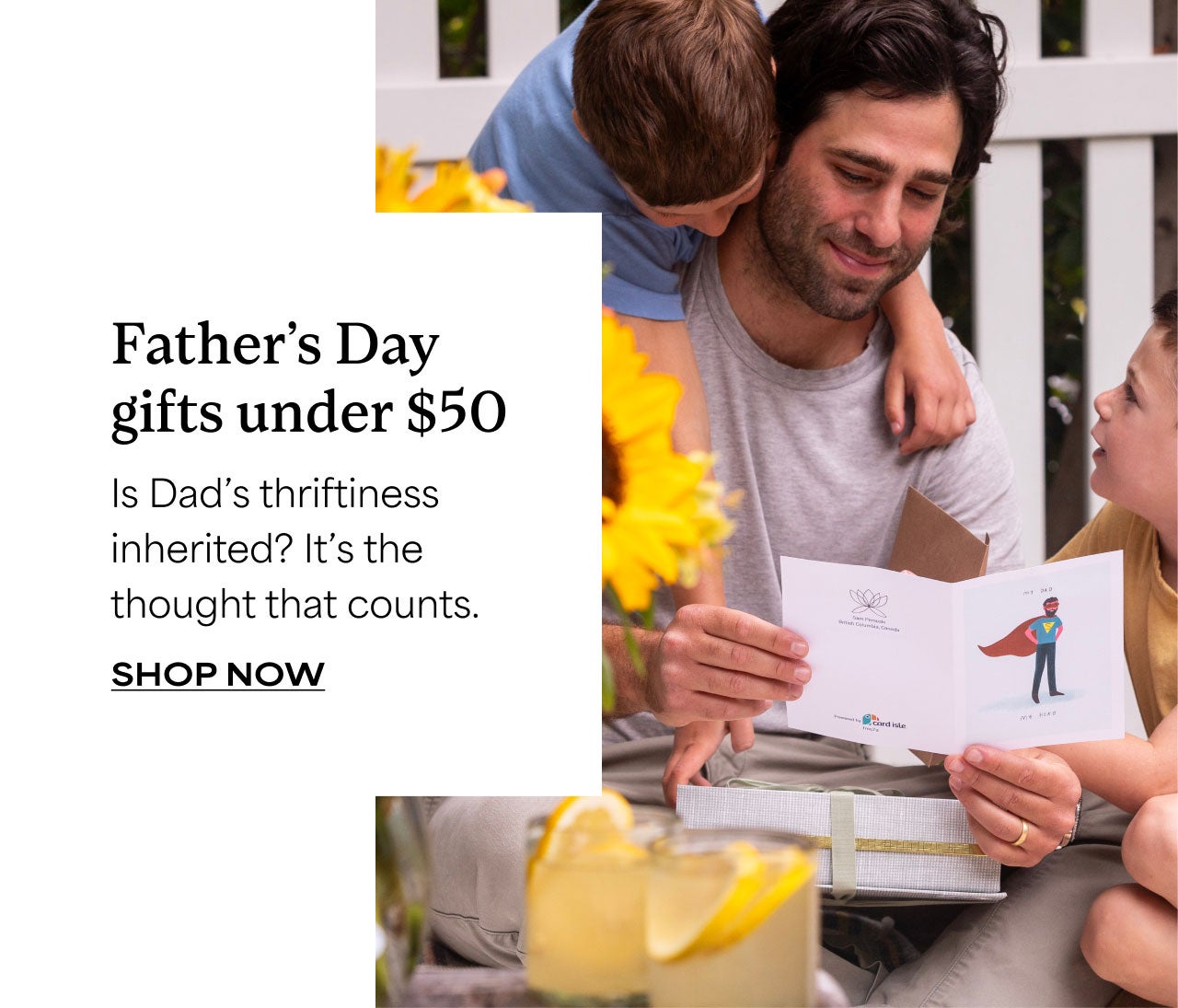 FATHER'S DAY GIFTS UNDER $50