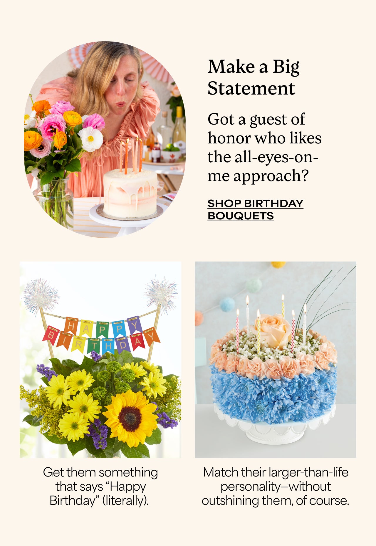 SHOP BIRTHDAY BOUQUETS