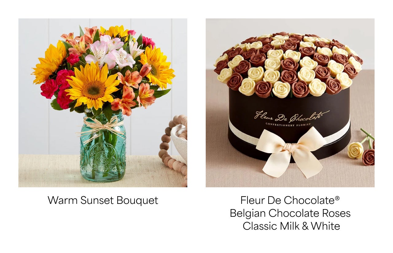 SUNSET BOUQUET, FLEUR DE CHCOLATE