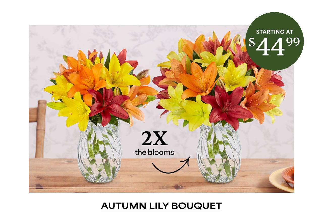 Autumn Lily Bouquet | Starting at $44.99