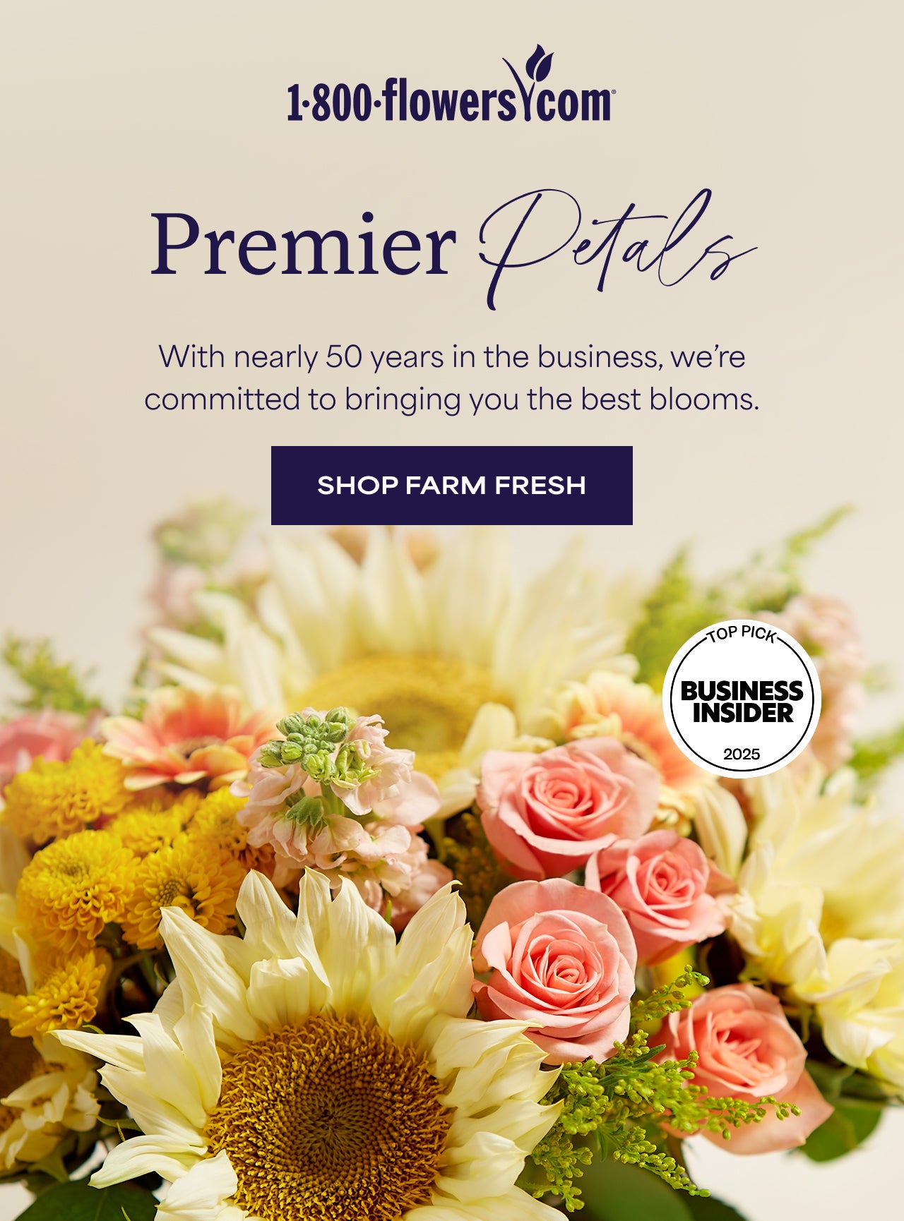 Premier Petals | Shop Farm Fresh