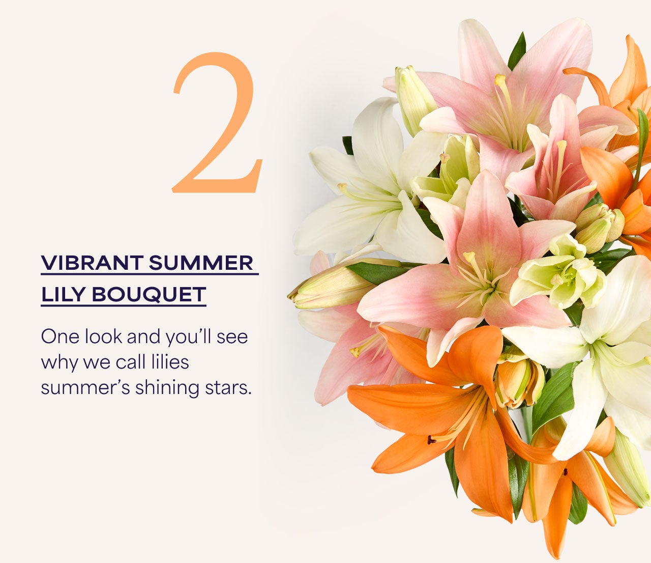 Two | Vibrant Summer Lily Bouquet