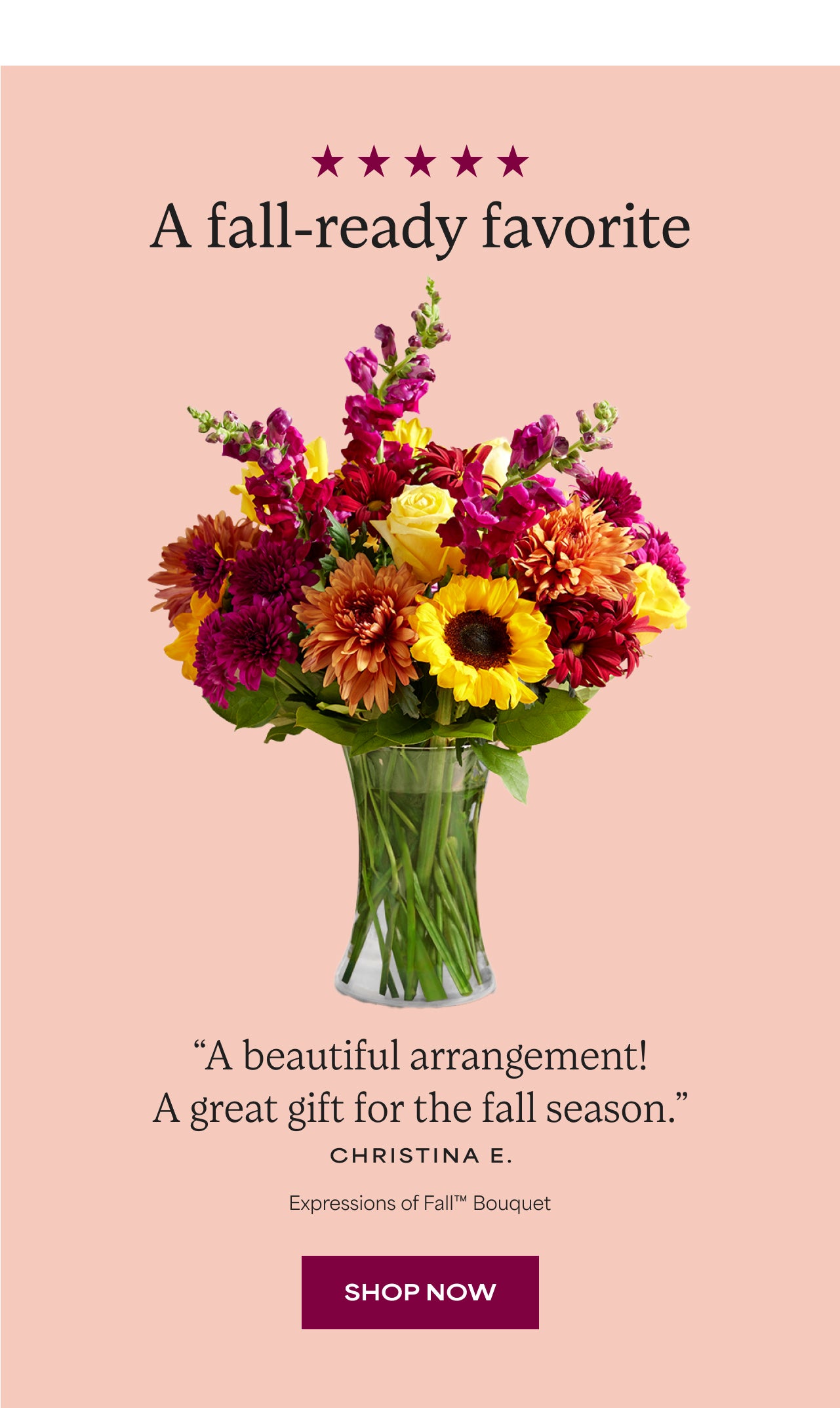 A fall-ready favorite | Expressions of Fall Bouquet