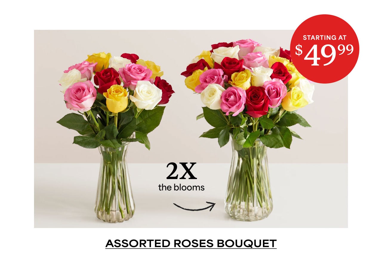 ASSORTED ROSES BOUQUET