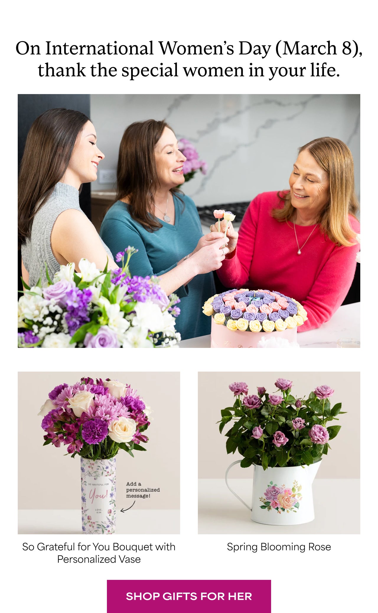 SHOP GIFTS FOR HER
