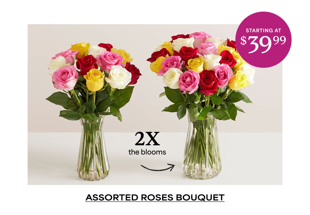 ASSORTED ROSES BOUQUET