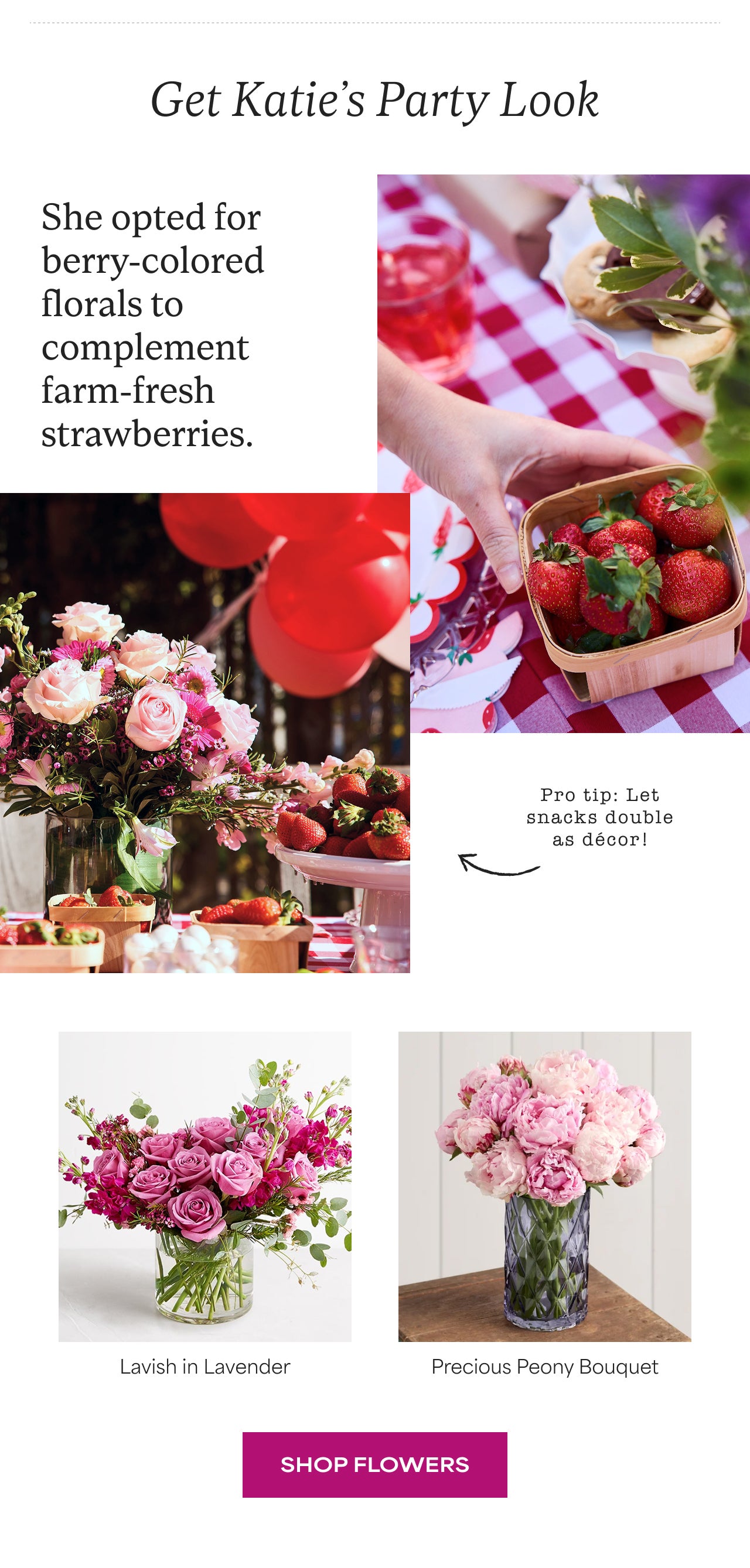 SHOP FLOWERS