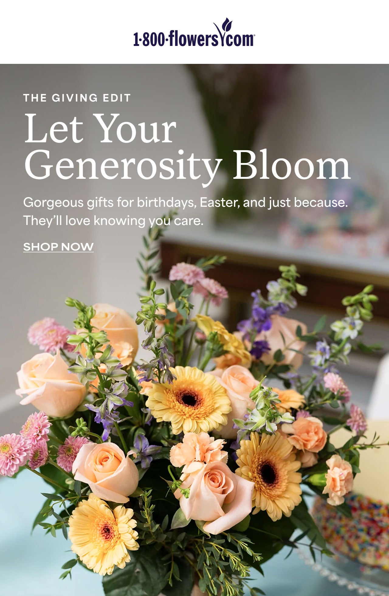 LET YOUR GENEROSITY BLOOM