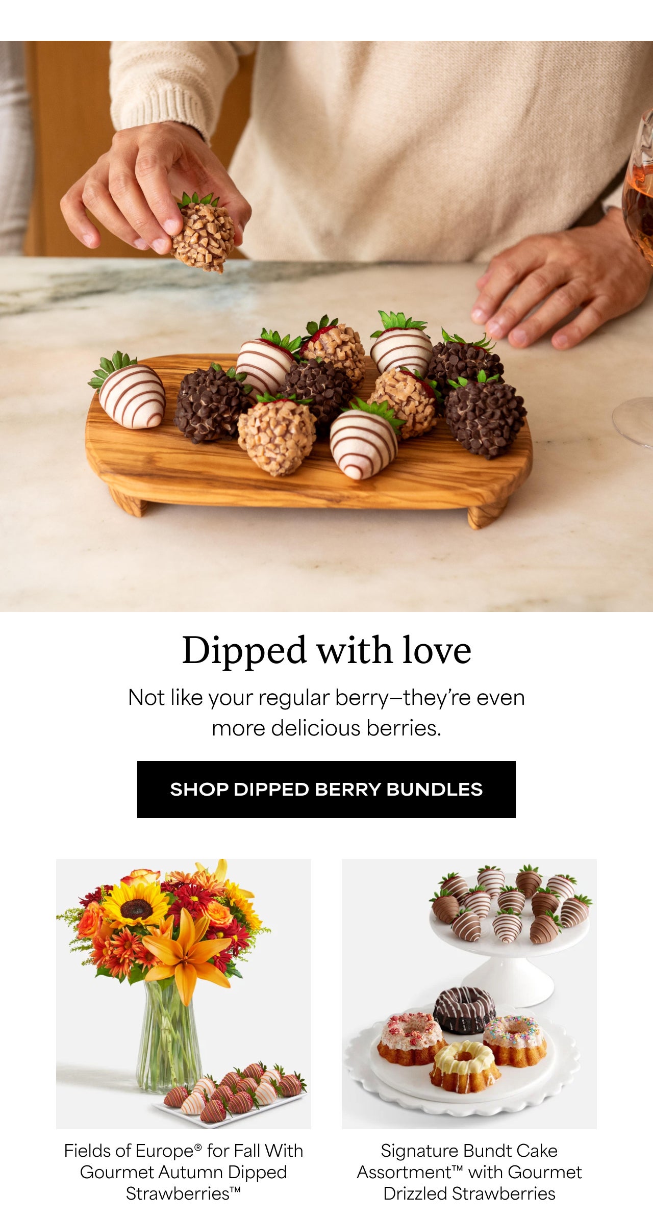 Dipped with Love | Not like your regular berry-they're more delicious berries. | Shop Dipped Berry Bundles