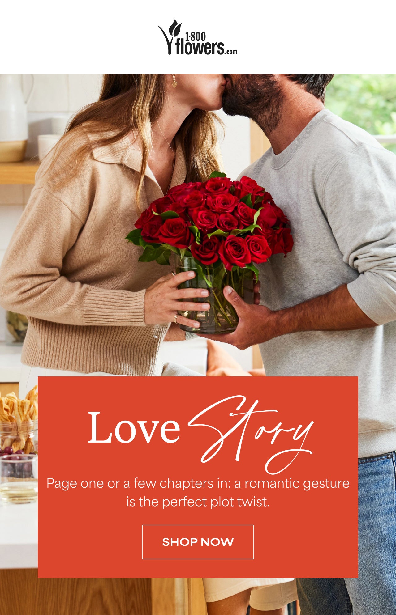 Love Story | Page one or a few chapters in: a romantic gesture is the perfect plot twist. | Shop Now