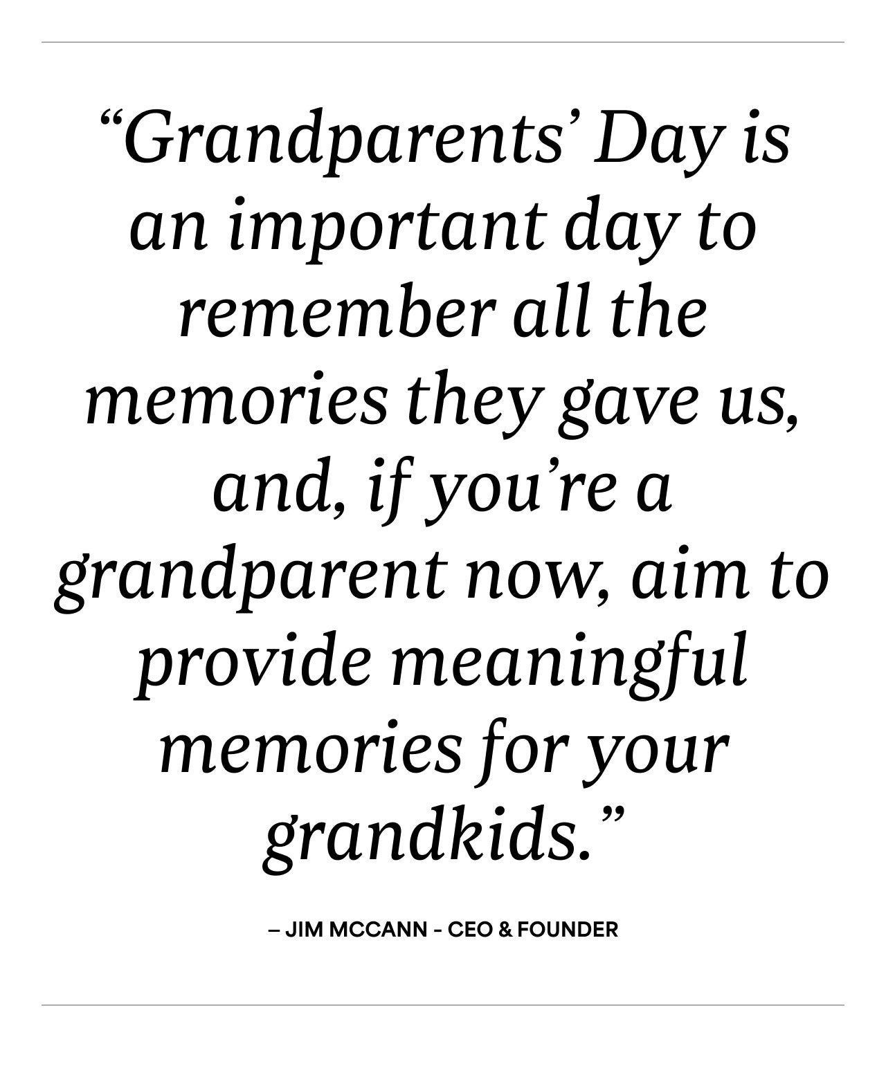 GRANDPARENT'S DAY