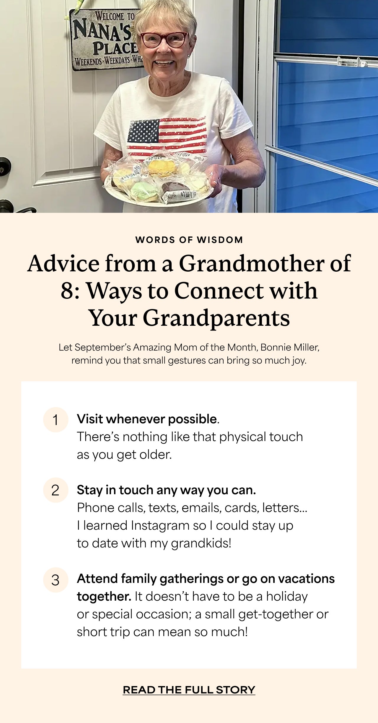 ADVICE FROM GRANDMA