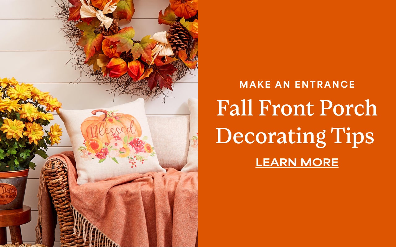 MAKE AN ENTRANCE FALL FRONT PORCH DECORATING TIPS