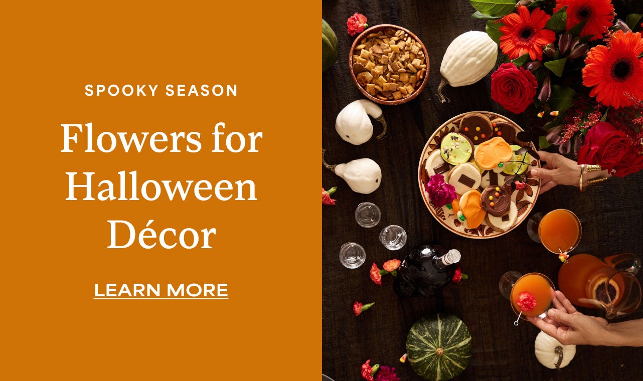 FLOWERS FOR HALLOWEEN DECOR