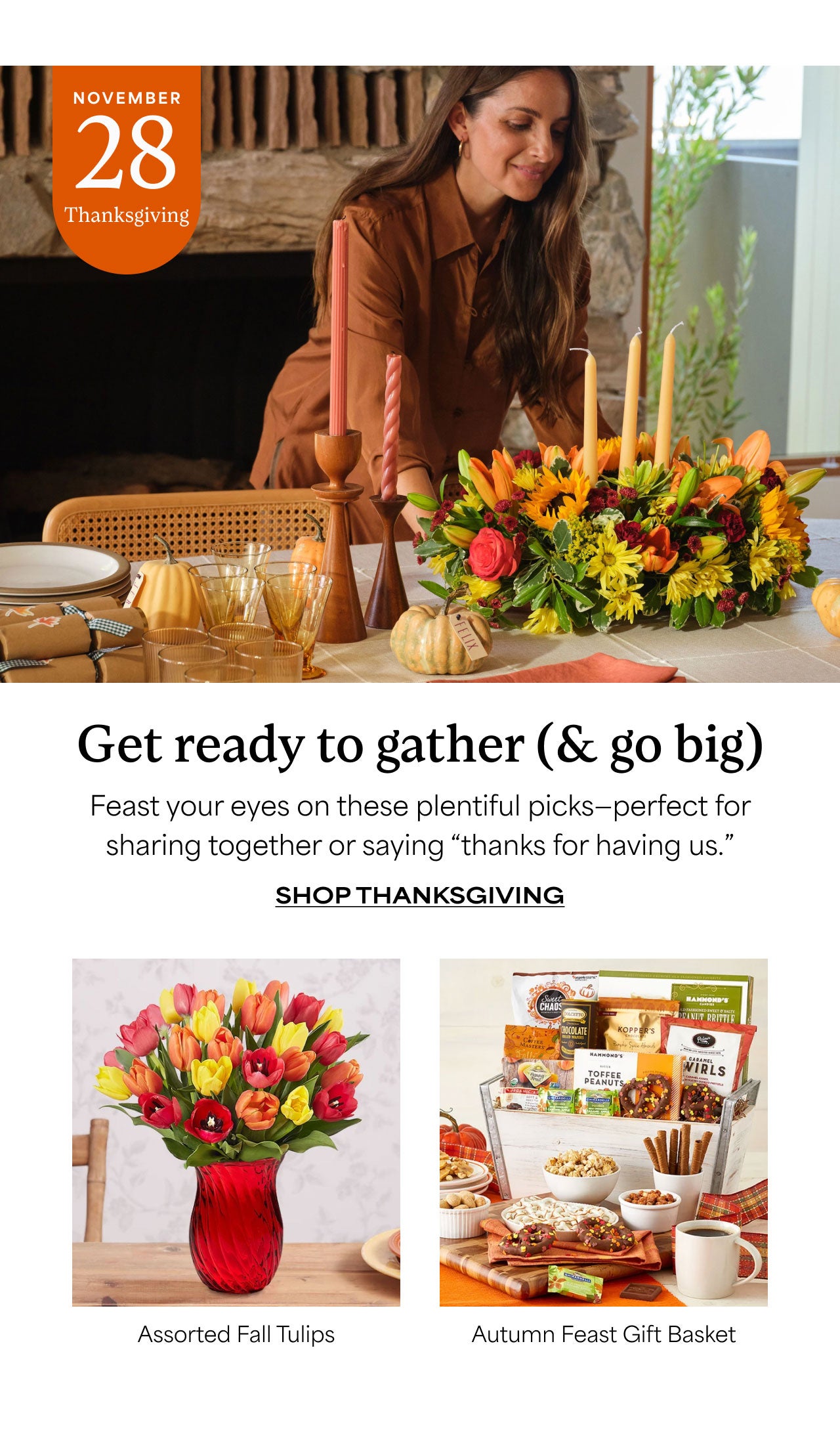 Get Ready to Gather and Go Big | Feast your eyes on these plentiful picks - perfect for sharing together or saying 