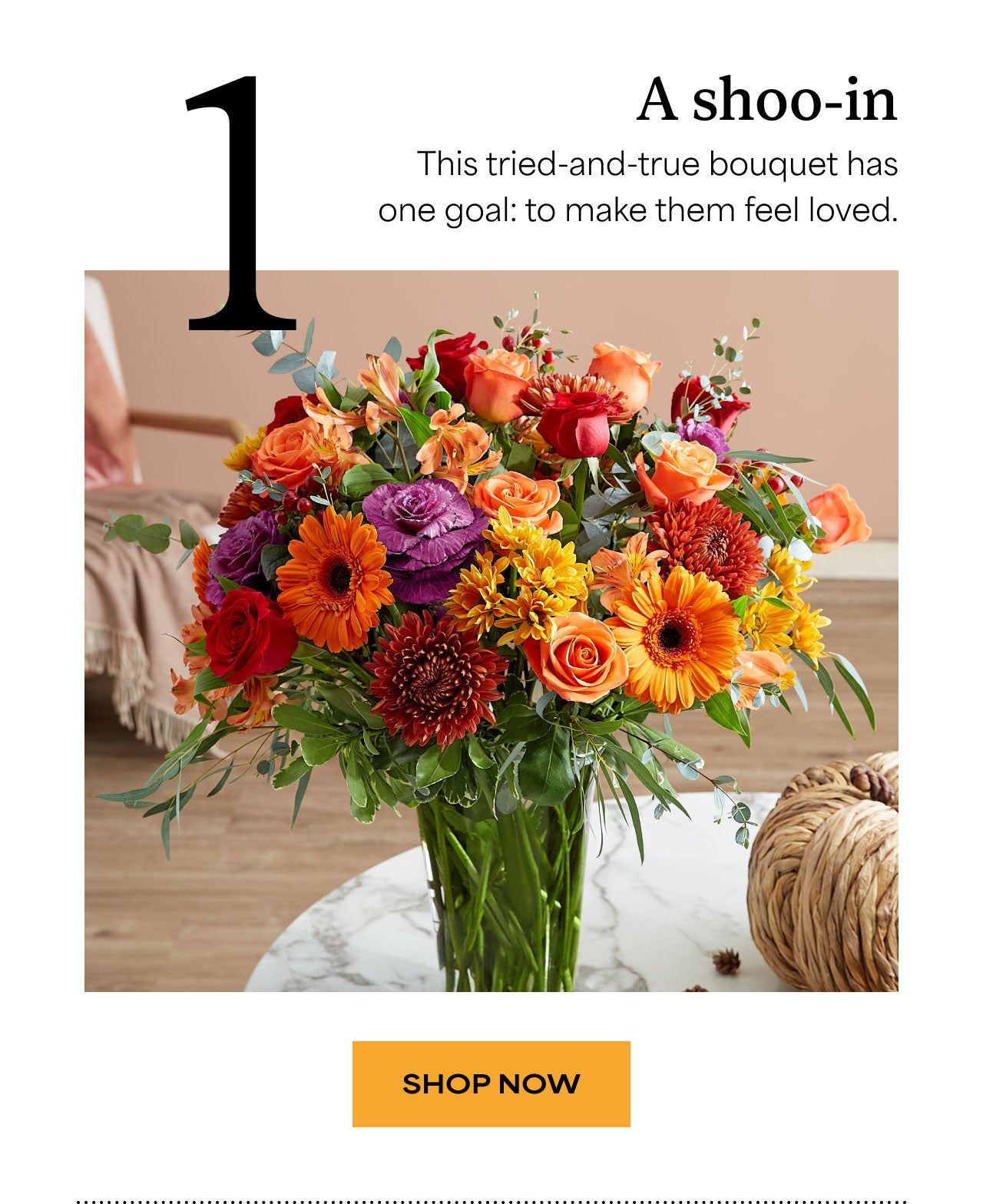 SHOP BOUQUETS