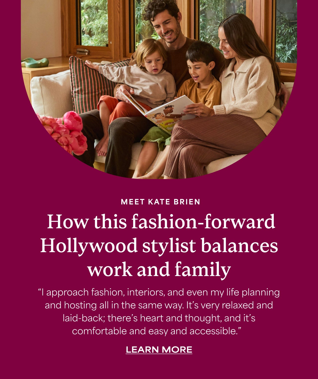 Meet Kate Brien | How this Fashion-Forward Hollywood Stylist Balances Work and Family | 