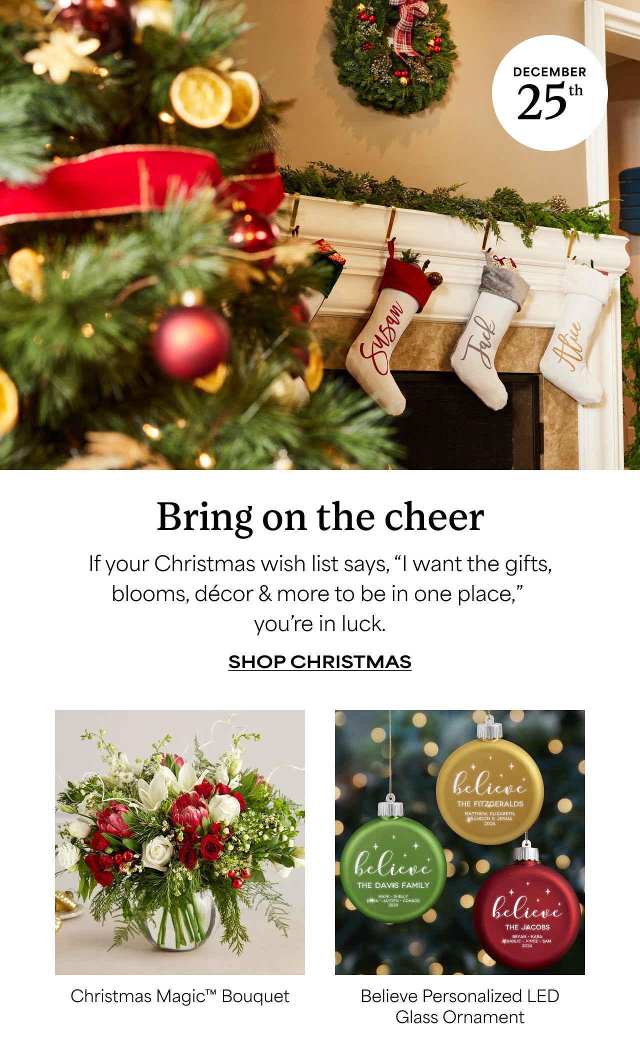 Bring On The Cheer | Shop Christmas