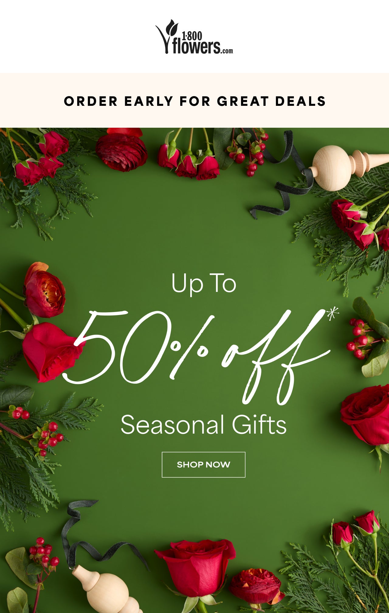 Up to 50% Off Seasonal Gifts | Shop Now