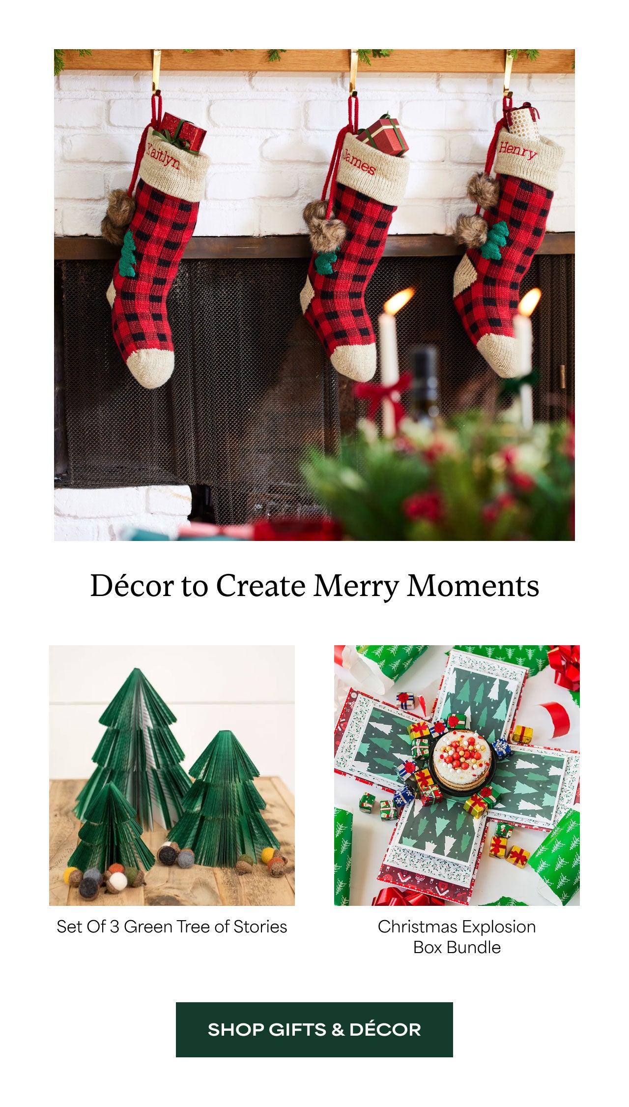 Joy is in the house! Create little moments of merry throughout their home with festive finds | Shop Gifts & Decor