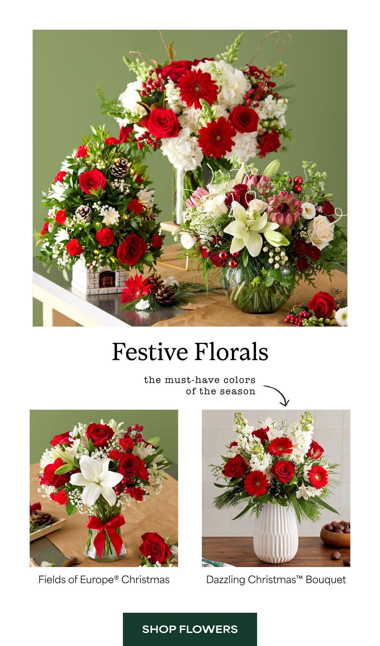 Festive Florals | Shop Flowers