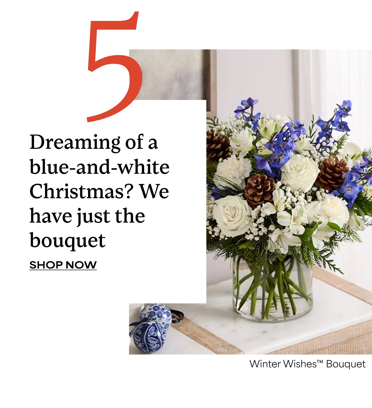 Five | Is merry on the menu? Get a centerpiece to match the theme | Shop Now