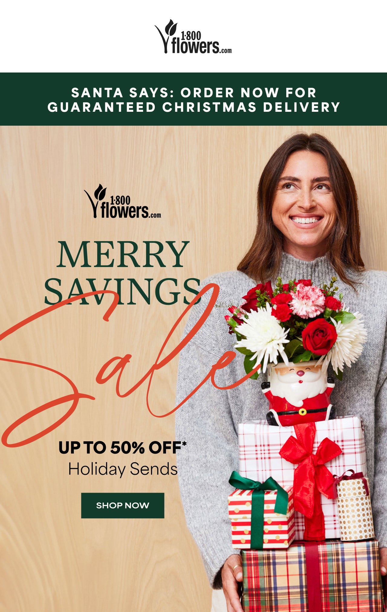 Merry Savings Sale | Up to 50% Off Holiday Sends | Shop Now