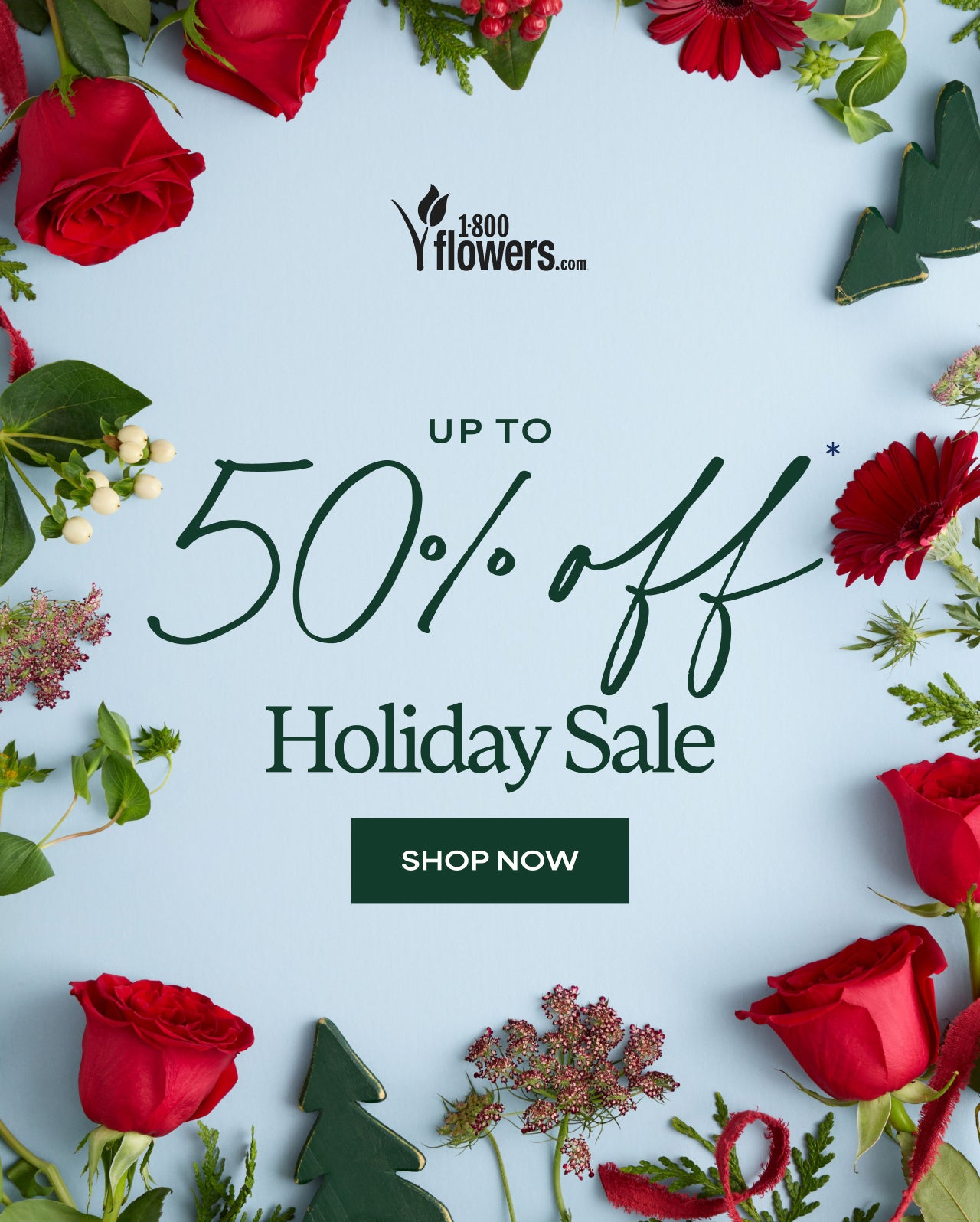 Up to 50% Off Holiday Sale | Shop Now