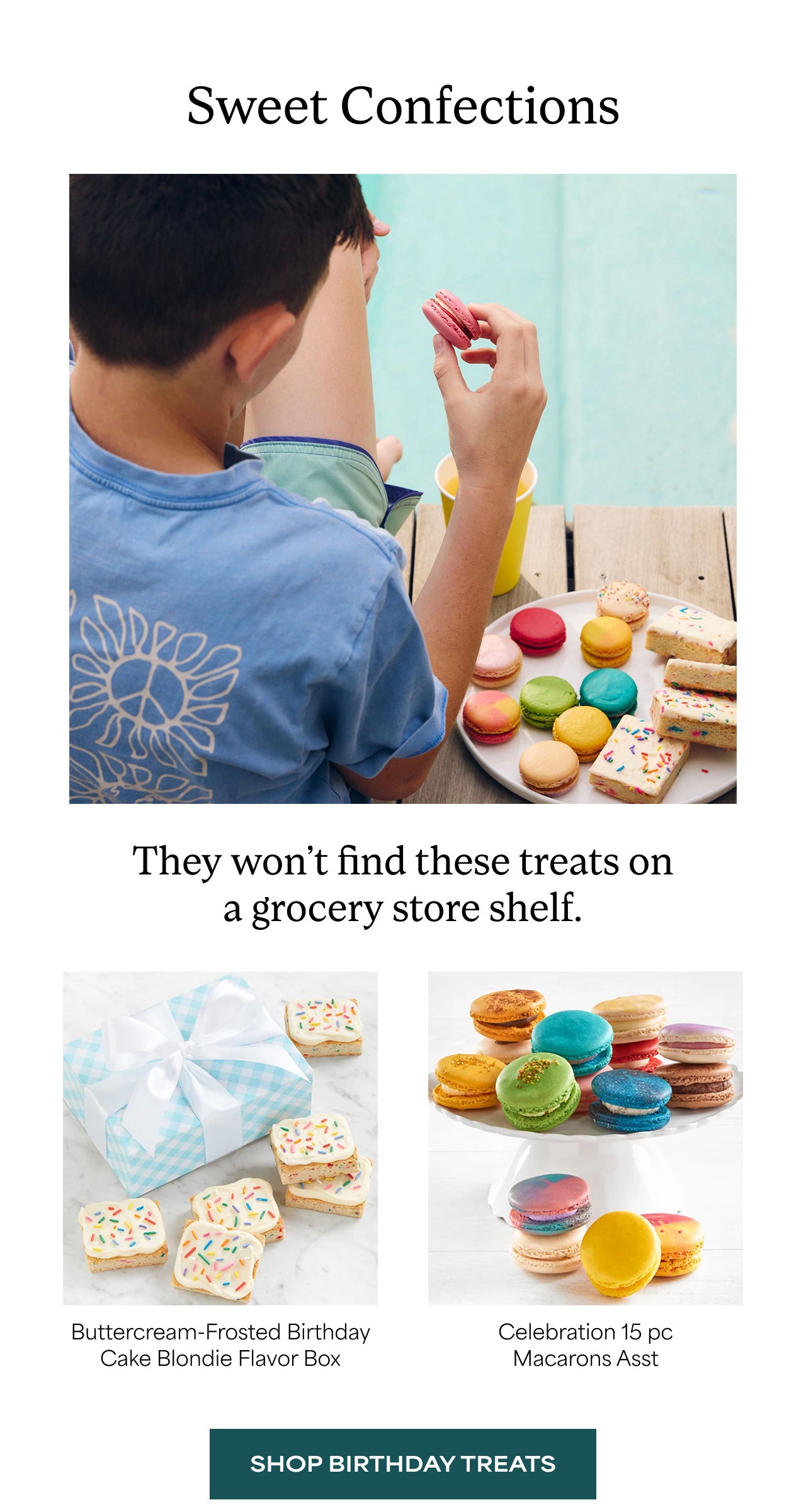 SHOP BIRTHDAY TREATS
