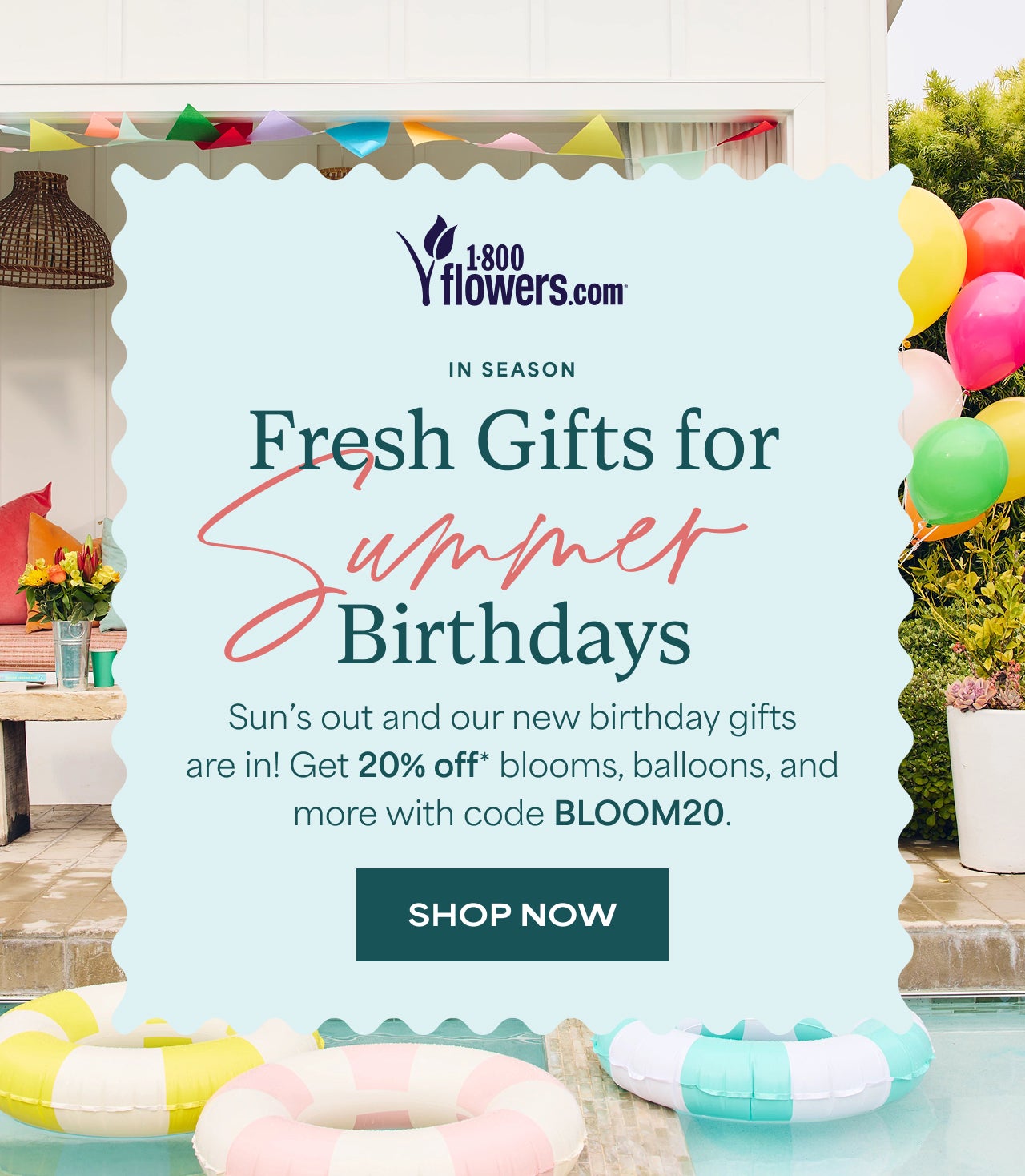 FRESH GIFTS FOR SUMMER BIRTHDAYS